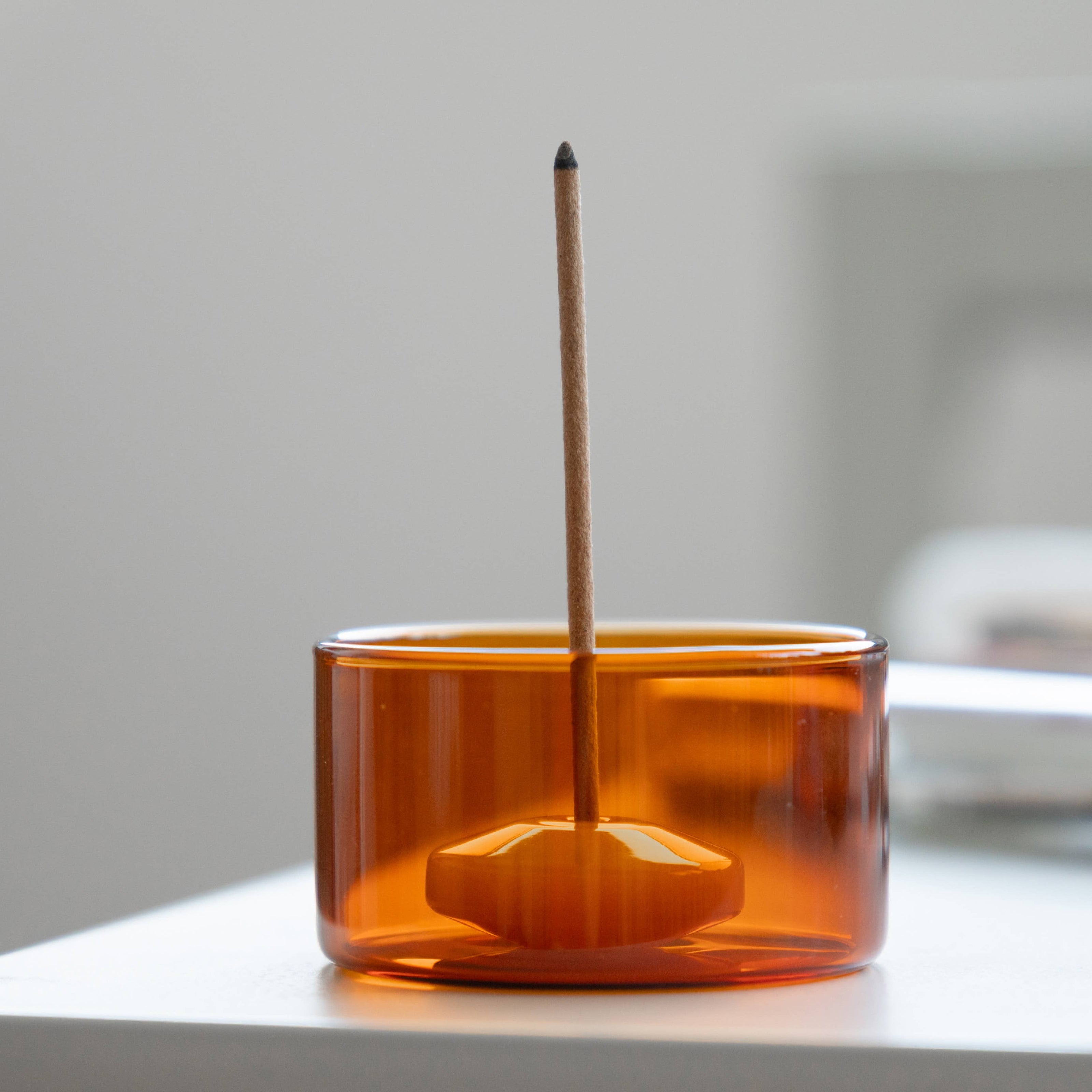 Colourful Glass Incense Holder