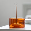 Colourful Glass Incense Holder