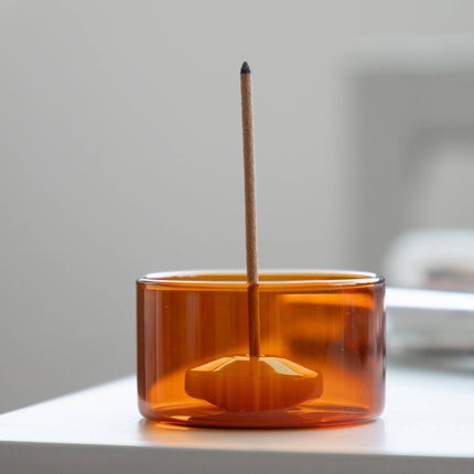 Colourful Glass Incense Holder